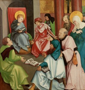 Cristo nel tempio, c.1505 da Hans Leonard Schaufelein