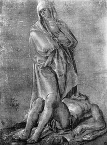 La Vergine e il Cristo Morto, 1913 da Hans Leu The Younger