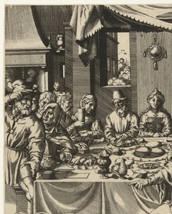 Nozze di Cana da Hans Liefrinck (I) (attributed to)