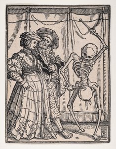 La nobildonna, da La danza della morte da Hans Lützelburger