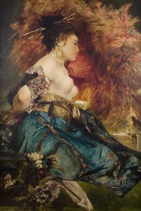 Una donna giapponese, c. 1870