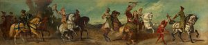 Progetto per il corteo festivo del 1879 - La caccia al falcone da Hans Makart