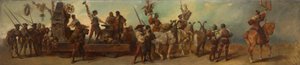 Progetto per il corteo festivo del 1879 - La fucina da Hans Makart