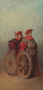 Progetto per il corteo festivo del 1879 - Due garzoni da Hans Makart