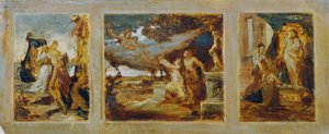 Schizzo per un trittico con scene mitologiche da Hans Makart