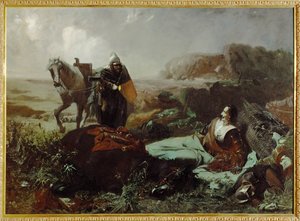 La morte del conte Pappenheim, generale durante la Guerra dei Trent
