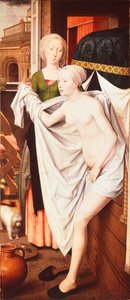 Betsabea al bagno da Hans Memling