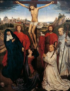 Crocifissione, Pannello centrale dal Trittico di Jan Crabbe, c.1470 da Hans Memling