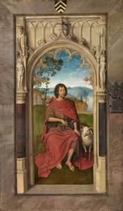 Pannello esterno del Trittico di Jan Floreins da Hans Memling