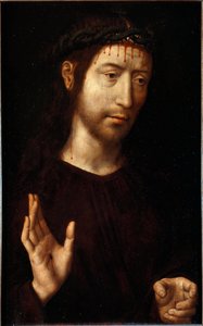 Gesù Cristo con corona di spine da Hans Memling