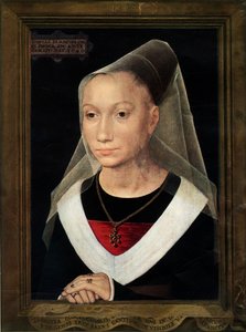 Ritratto di Marie, figlia di Willem Moreel, 1480 da Hans Memling