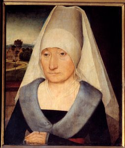 Ritratto di una donna anziana da Hans Memling