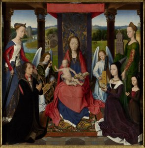 Il trittico di Donne da Hans Memling