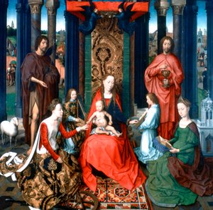 Trittico di San Giovanni Battista e San Giovanni Evangelista, 1479 da Hans Memling