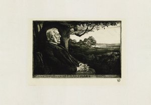 Ritratto del compositore Johan Peter Emilius Hartmann 1805-1900, 1897
