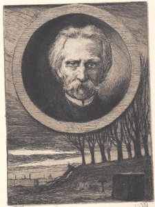 Ritratto del poeta Kaalund da Hans Nikolaj Hansen