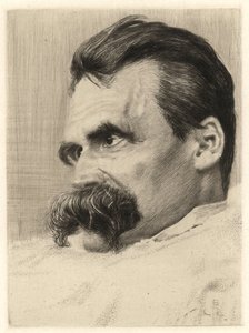 Ritratto di Friedrich Nietzsche (1844-1900) da Hans Olde