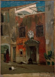 H.P.Feddersen il Giovane, Campo S. Moisè, Venezia da Hans Peter Feddersen der Jüngere