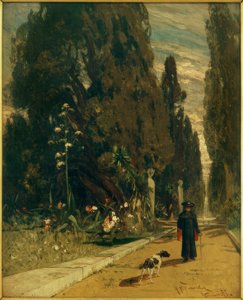 H.P.Feddersen il Giovane, Nel parco della Villa d
