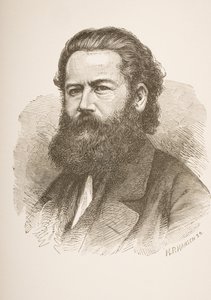 Henrik Ibsen (1828-1906) c.1858 da Hans Peter Hansen