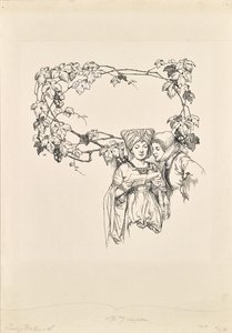 Pagina del calendario per "Le allegre comari di Windsor da Hans Printz