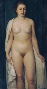 Nudo femminile in piedi da Hans Schachinger
