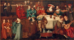 Il banchetto di Erode da Hans Schäufelein