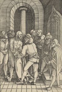 Cristo spogliato, da Speculum passionis domini nostri Ihesu Christi da Hans Schäufelein the Elder