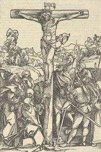 La crocifissione, da Der beschlossen gart des rosenkranzes marie