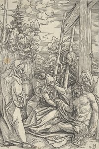 Il compianto, dalla Vita di Cristo, ca. 1511-12