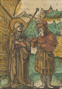 La Vergine come Mater Dolorosa e Simeone, da Das Plenarium, 1517