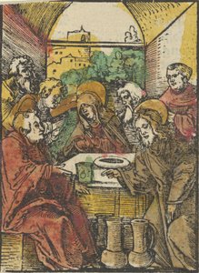Le nozze di Cana, da Das Plenarium, 1517 da Hans Schäufelein the Elder
