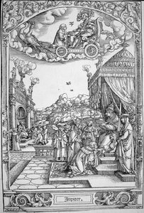 Il pianeta Giove da Hans Sebald (School of) Beham