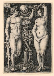 Adamo ed Eva da Hans Sebald Beham
