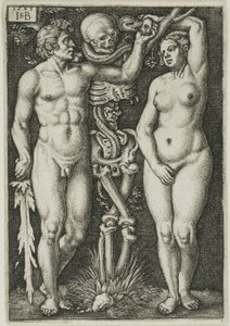 Adamo ed Eva da Hans Sebald Beham