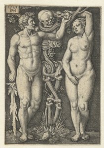 Adamo ed Eva e la Morte da Hans Sebald Beham