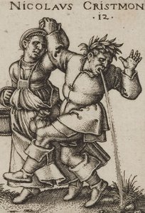 Beham La festa dei contadini 1546 bl 06 dettaglio da Hans Sebald Beham
