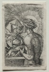Cristo e la Vergine, 1519 da Hans Sebald Beham