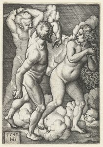 Cacciata dal Paradiso da Hans Sebald Beham
