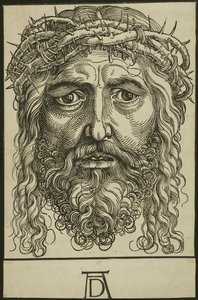 Testa di Cristo coronata di spine