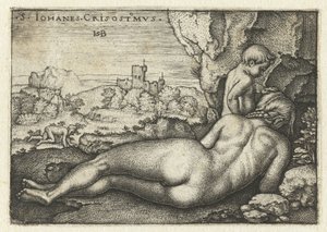 San Giovanni Crisostomo come eremita nel deserto