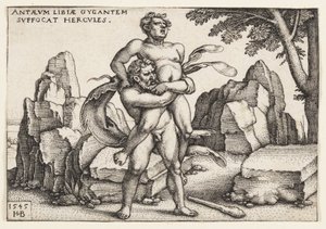 Ercole e Anteo da Hans Sebald Beham