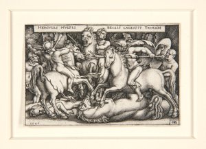 Ercole che sconfigge i Troiani da Hans Sebald Beham