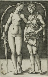 Giuditta e la sua serva da Hans Sebald Beham