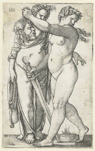 Giuditta con la testa di Oloferne e ancella da Hans Sebald Beham