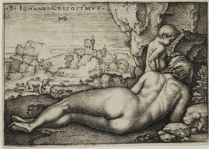 Penitenza di San Giovanni Crisostomo da Hans Sebald Beham