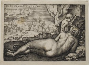Penitenza di San Giovanni Crisostomo da Hans Sebald Beham