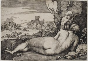 Penitenza di San Giovanni Crisostomo da Hans Sebald Beham