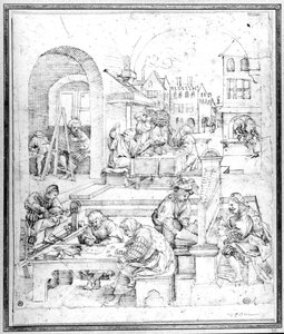 Scienza, Arte e Commercio da Hans Sebald Beham