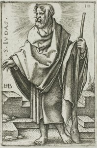 San Giuda, tavola 10 da I dodici apostoli da Hans Sebald Beham